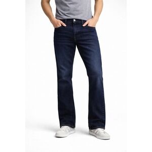 BUFFALO David Bitton Mens AXEL Slim Stretch Jeans 38x30 Med Blue 5 Pocket